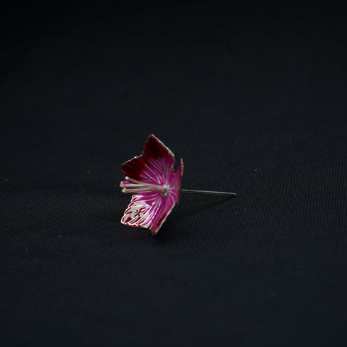 Pure Silver Pink And Red Flowers 3g